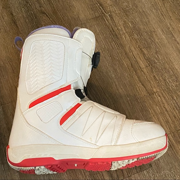 -sold- Salomon Woman Snowboarding Pearl BOA W9.5 - Picture 4 of 8